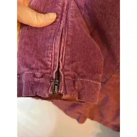 Vintage STAR Blue Jeans Pure Indigo Corduroy Pink Jacket Womens Med Retro - Picture 10 of 13